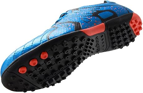 Chaussures Football Garçon Rismart Tiebao - Semelle Caoutchouc, Tige Synthétique, Pour Terrain Artificiel