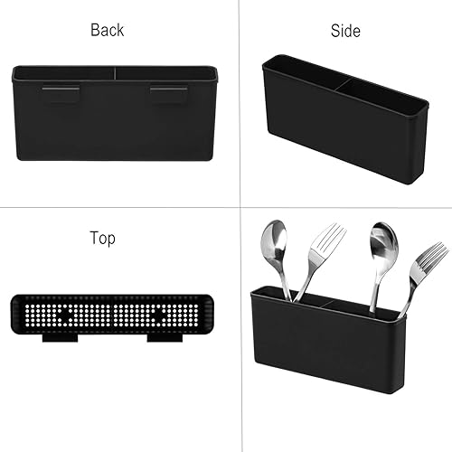 Miniatura 8 de iPEGTOP - Escurridor de platos ampliable y grande sobre el fregadero en el fregadero o en la encimera con soporte extraíble para utensilios de