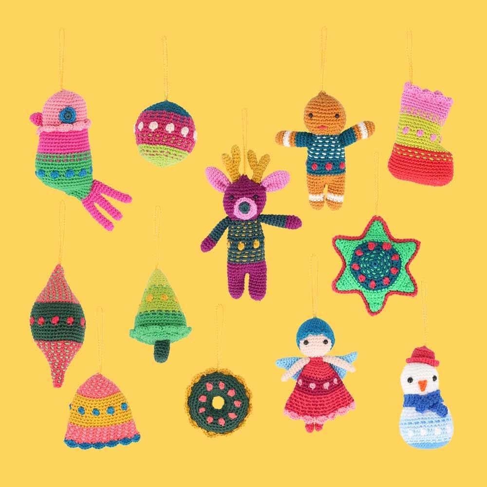 Scheepjes Christmas Tree Ornaments Kit - 1 Piece