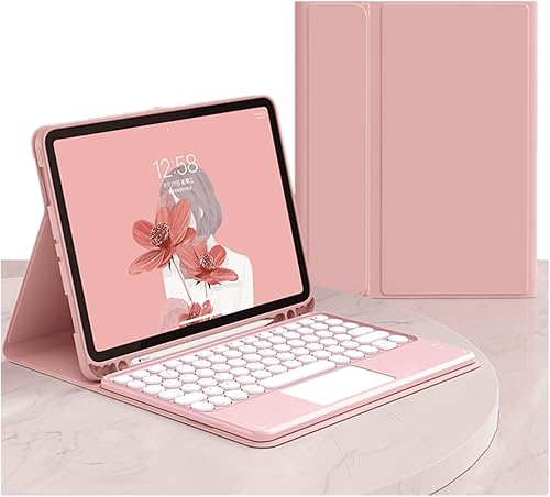 Miniatura 22 de Funda de teclado para iPad Air de 11 pulgadas, M3, M2 2025 2024/iPad Air4 Air5, teclado táctil, magnético, desmontable, Bluetooth, teclado delgado