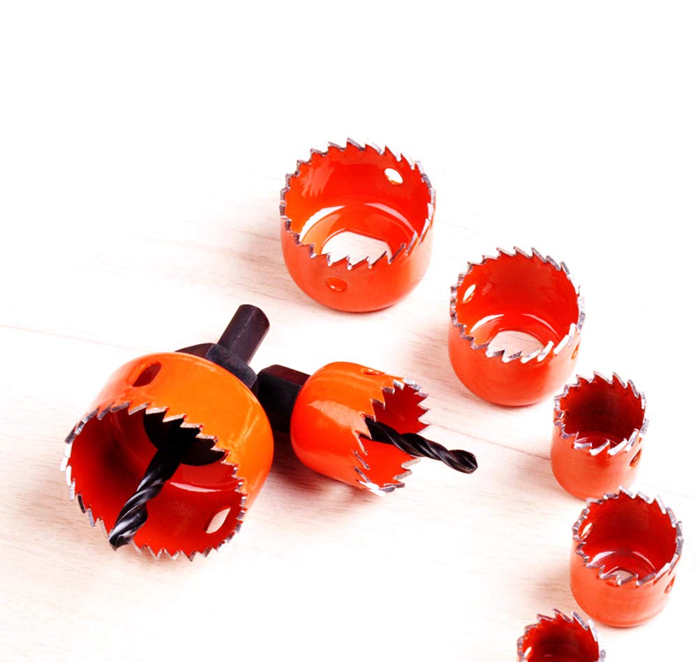 Set Sega A Tazza BINOTA 16 Pezzi - Da 19 A 127 Mm | Per Legno, PVC, Cartongesso | Acciaio Al Carbonio