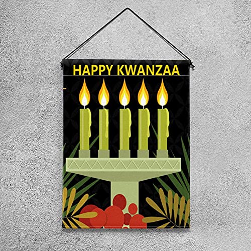 Drapeau de jardin Kwanzaa double face en textile premium haute densité - 4