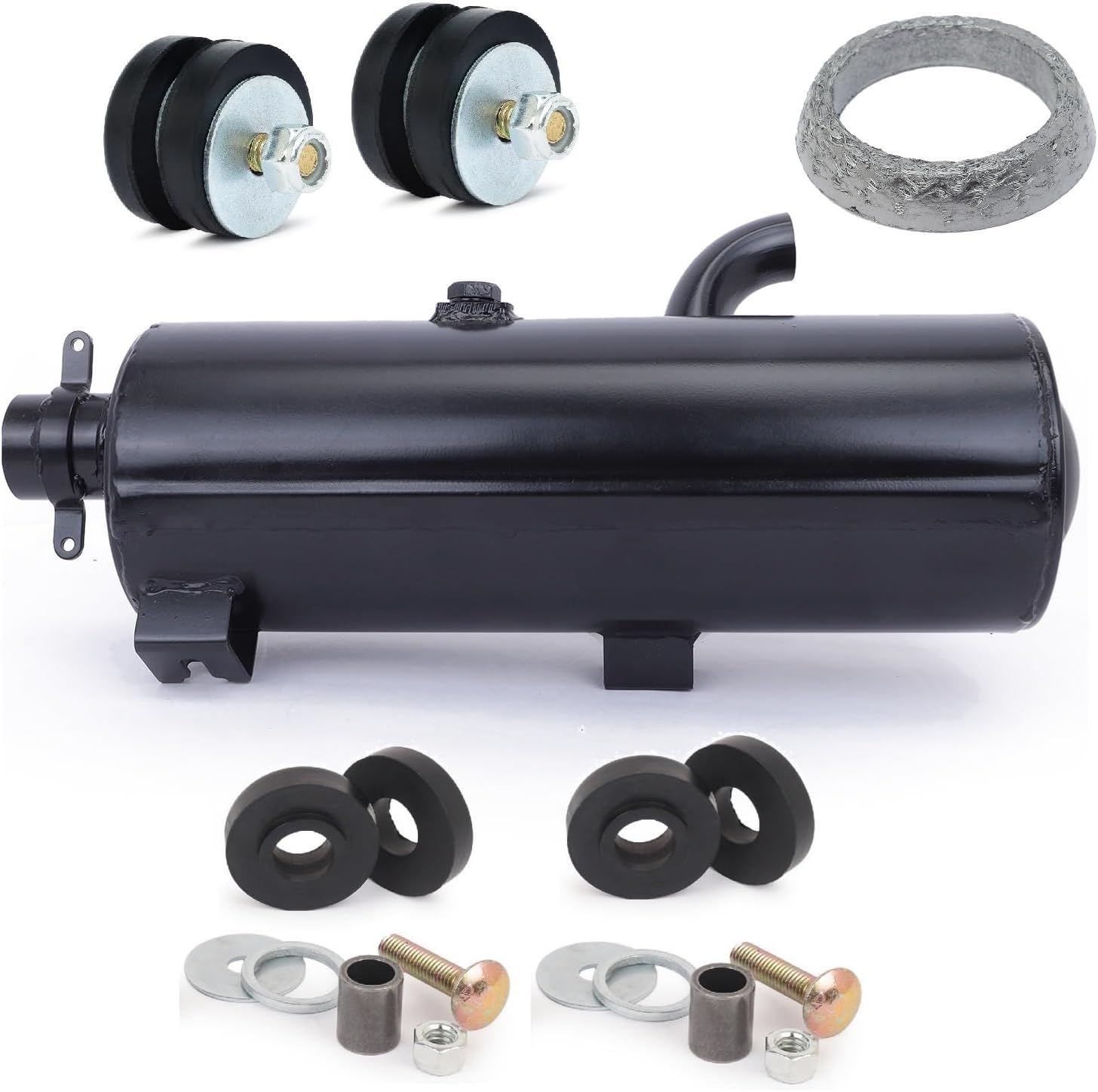 Muffler Silencer W/Dampeners & Seals Fits Polaris SPORTSMAN 500 4x4 1996-2001