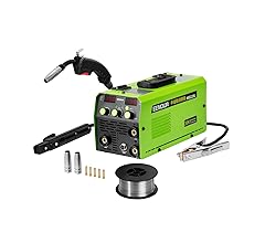 EENOUR 半自動溶接機 【日本溶接協会加入済】 MIG120L 最大出力120A 1台3役 ノンガスMIG·被覆アーク·LIFT TIGに対応 液晶表示 インバーター搭載 100V専用 ノンガス溶接機 アーク溶接機 電流·電圧·インダクタンス調整可能 定格使用率40％ 小型 軽量 家庭用 初心者向け 簡単な修理 家具・雑貨のDIYに大活躍