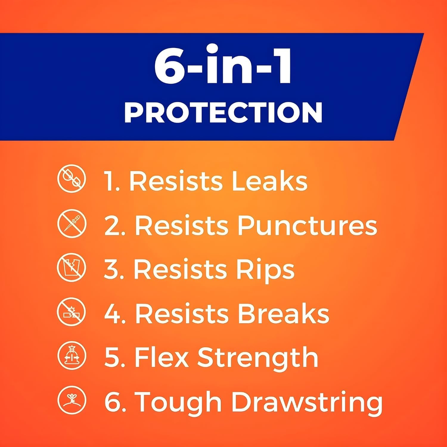 Ultra Strong 33 Gallon Trash Bags – Heavy Duty, Tear-Resistant Garbage Liners (90 Pack)