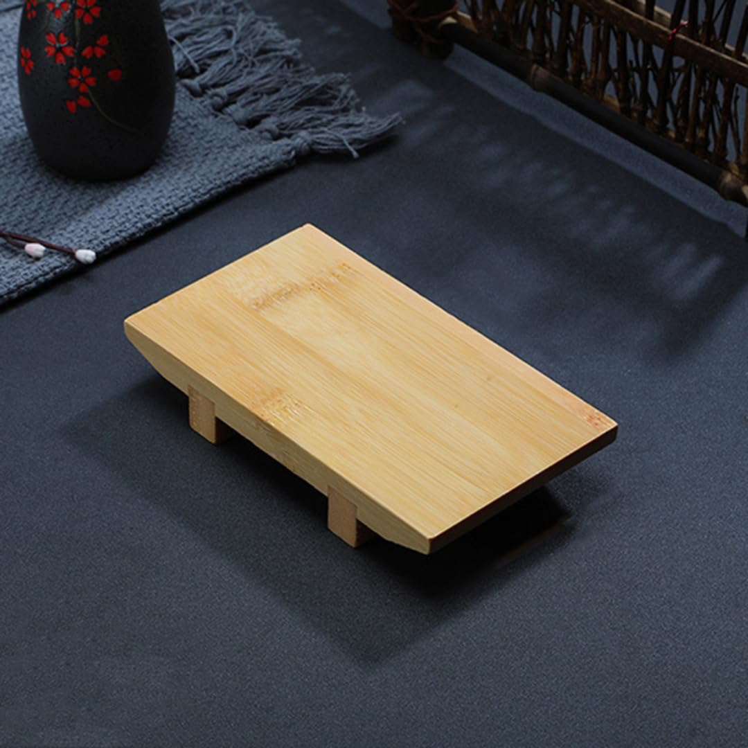 Bamboo Sushi Serving Board, Geta Style