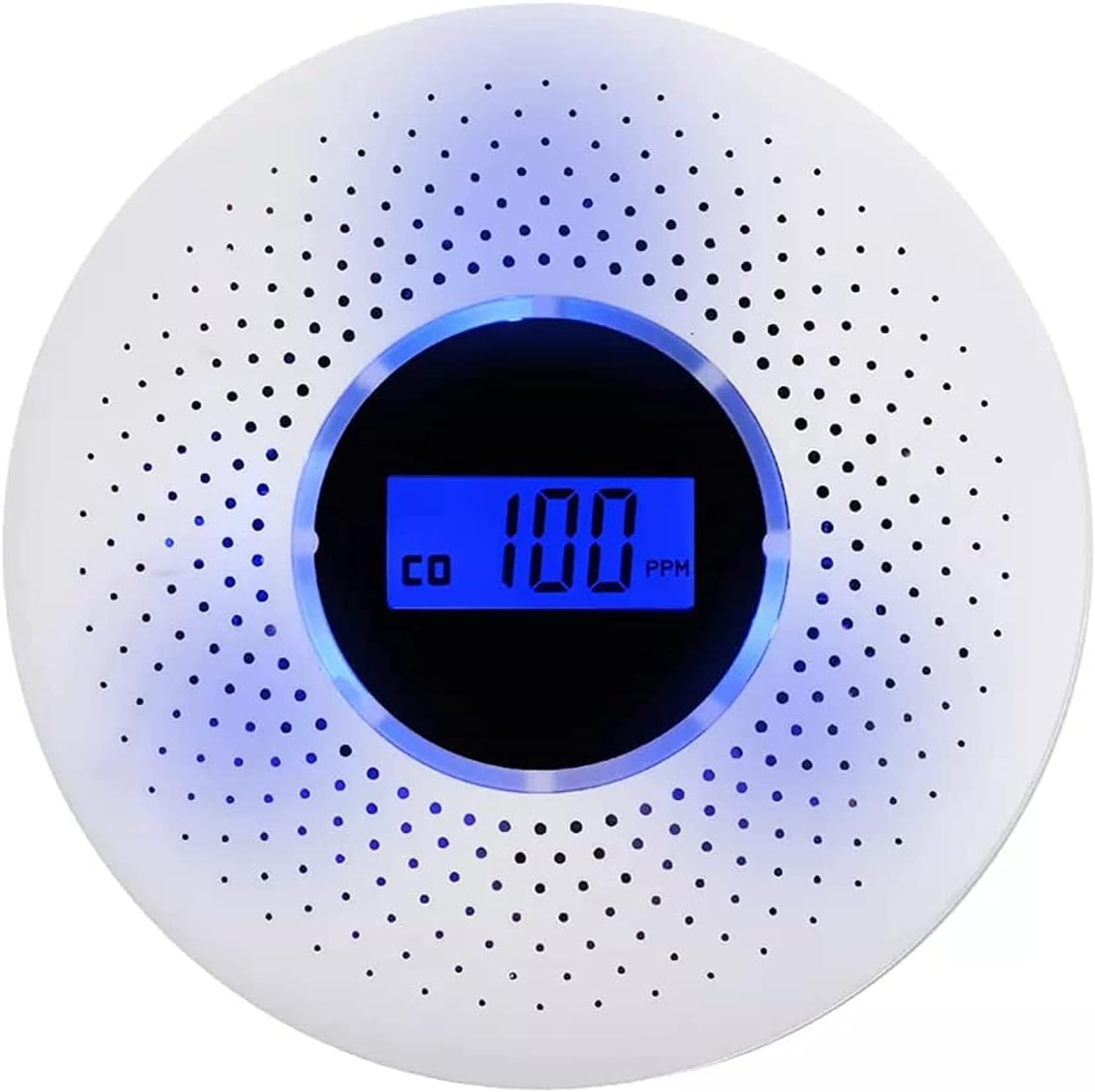 2 in 1 Wireless Smoke & Carbon Monoxide Detector, LED Digital Display, Fire Safety for Kitchen, Hotel, Villa, Residential & Commercial Purpose