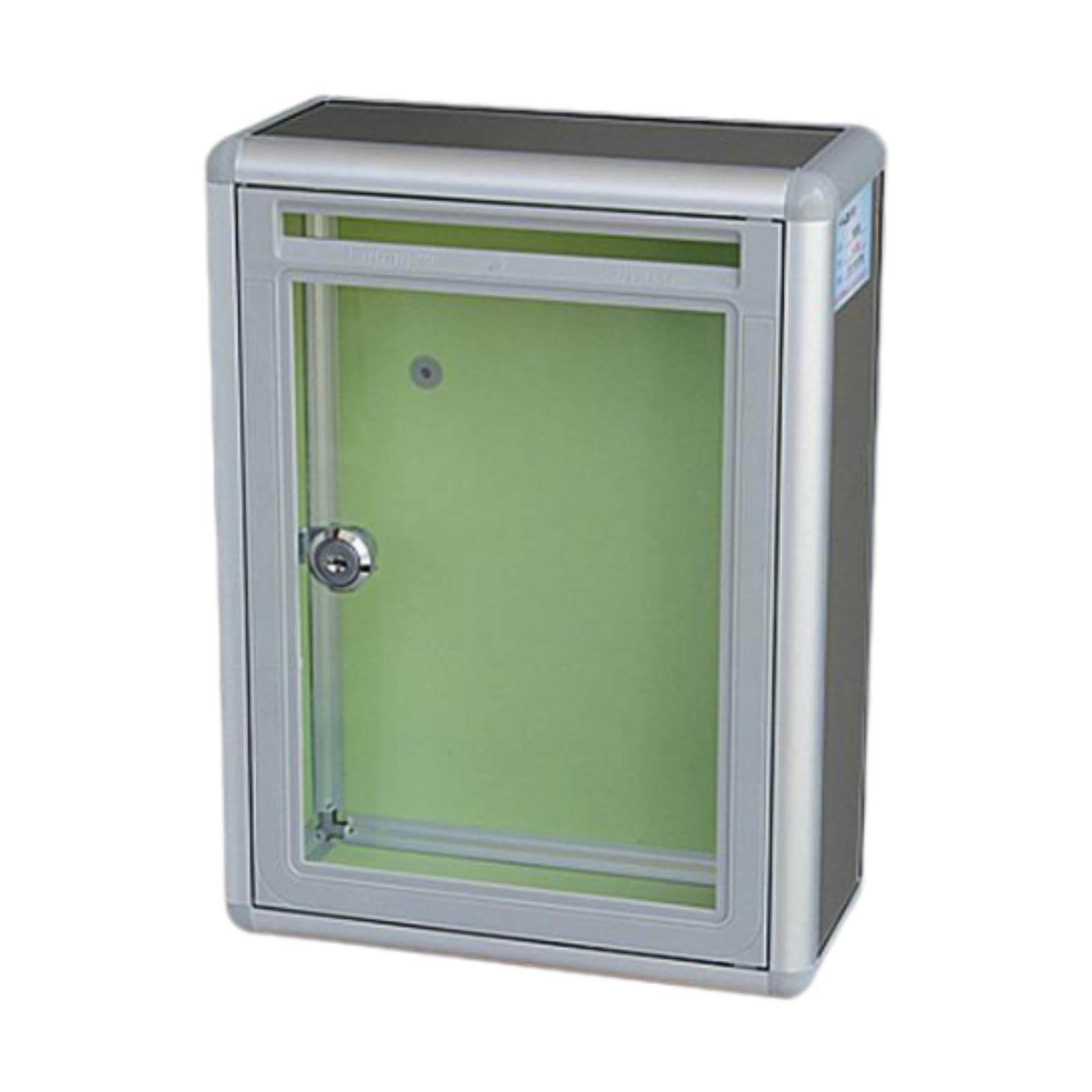 LR Decor E-Shop Suggestion Box Clear Multifuctional Locking Mailbox for Business School Front Port-image-35