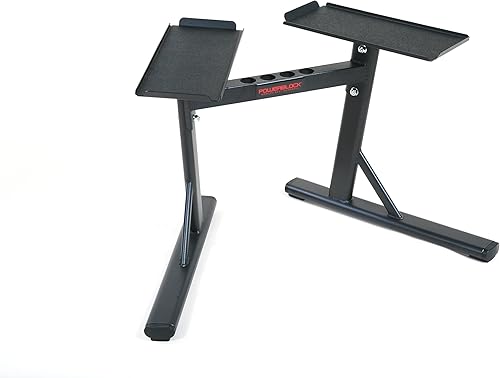 Miniatura 2 de PowerBlock PowerMax - Soporte para mancuernas y soporte de pesas, uso con pesos de hasta 90 libras, construcción de acero duradera, entrenamiento de