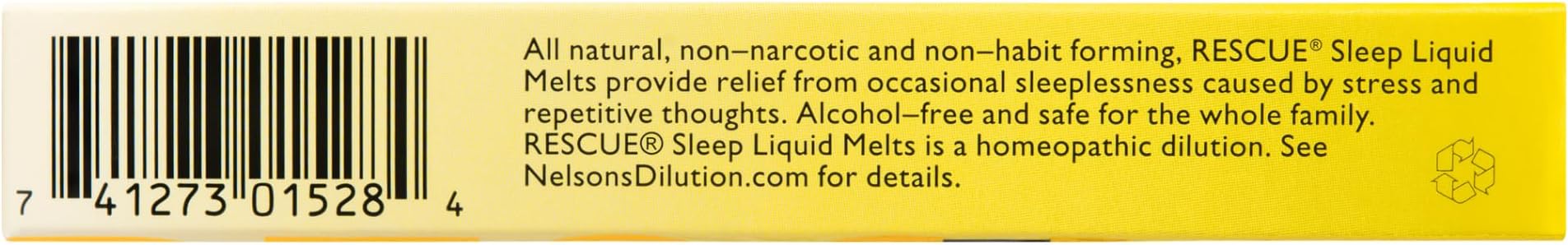 ذوبان سائل Bach RESCUE SLEEP ، نكهة الفانيليا البرتقالية الطبيعية ، مساعدة النوم الطبيعية ، تخفيف الإجهاد ، جوهر زهرة المعالجة المثلية ، خال من الميلاتونين ، الغلوتين وأمبير. السكر ، غير الكحول ، غير المخدرات ، 28 قيراط.