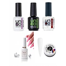 Fontenay Kal c  Oje Set 1, Top Coat, Base Coat, Primer 12ml, Blooming Jel 15ml, Hamur Jeli 15ml, Milky White