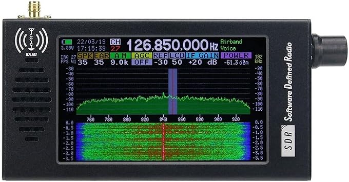 SDR-101 Aluminium Alloy Digital Radio SDR Digital Demodulation CW/AM/SSB/FM/WFM