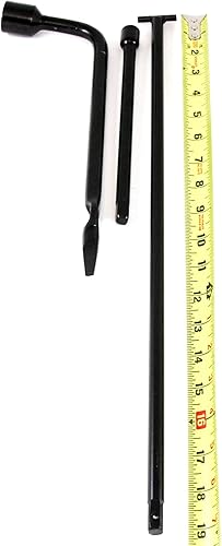 Miniatura 7 de Red Hound Auto 2005-2019 compatible con Nissan Frontier Lug Wrench Kit de repuesto de herramienta de neumático para gato de repuesto