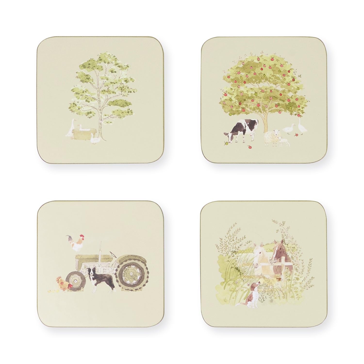 Sophie Allport Farm Friends Coasters (Set of 4)