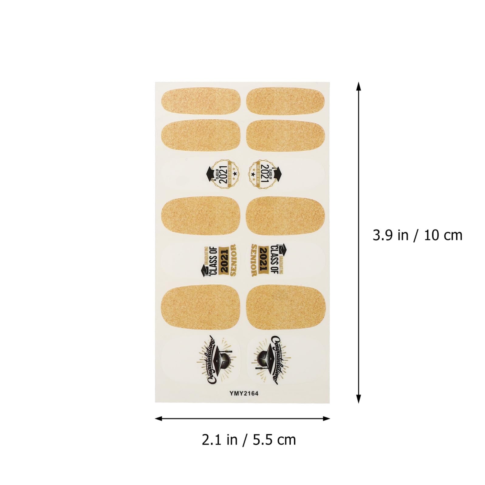 VALICLUD 3 Set Adesivi Per Unghie Francese Adesivi Per Chiodi Decorazioni Per Unghie Per Nail Art Toppe Per Unghie A Tema Laurea Decalcomanie Per Unghie A Tema Laurea Adesivo 16 Fogli*3