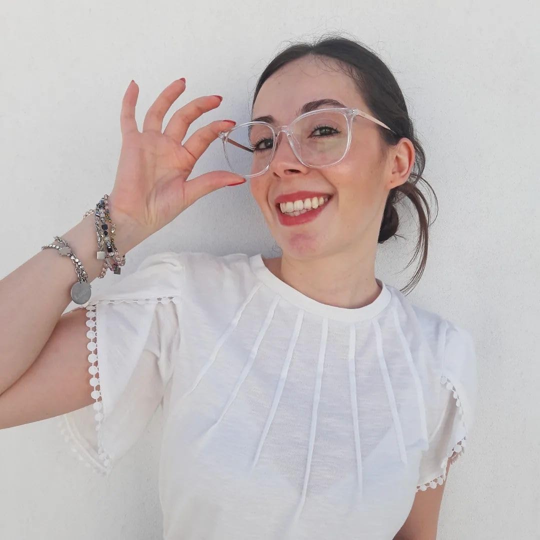 GUDVUE Blue Light Glasses For Woman, Computer Reading/Gaming/Phones Glasses, Anti Glare/UV400/Eye Strain - Image 7