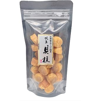 Hokkaido Kaido Scallops, Scallops, Dried Scallops, SA Size 1 Grade 1, 3.5 oz 100 g