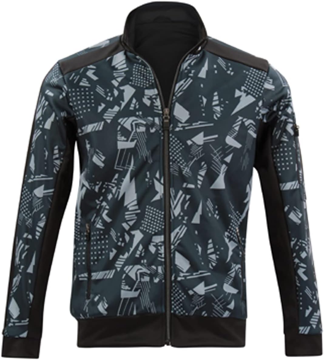 Men Lined Jacket - Black Camo