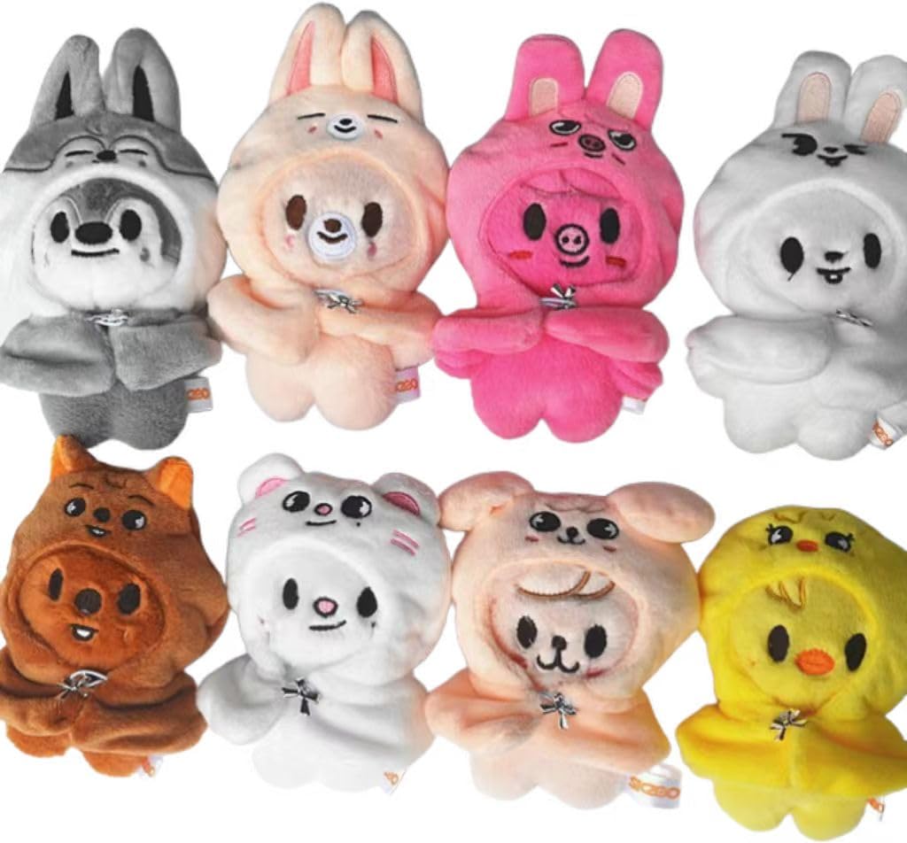 KASENFASHION SKZoo Schlüsselanhänger - Stray Kids Plüsch Figur Für STAY Fans