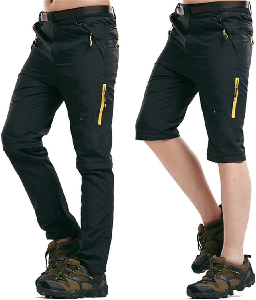 Summer Quick Dry Removable Pants Men Waterproof Breathable Detachable Military Pants Male Nylon Trousers