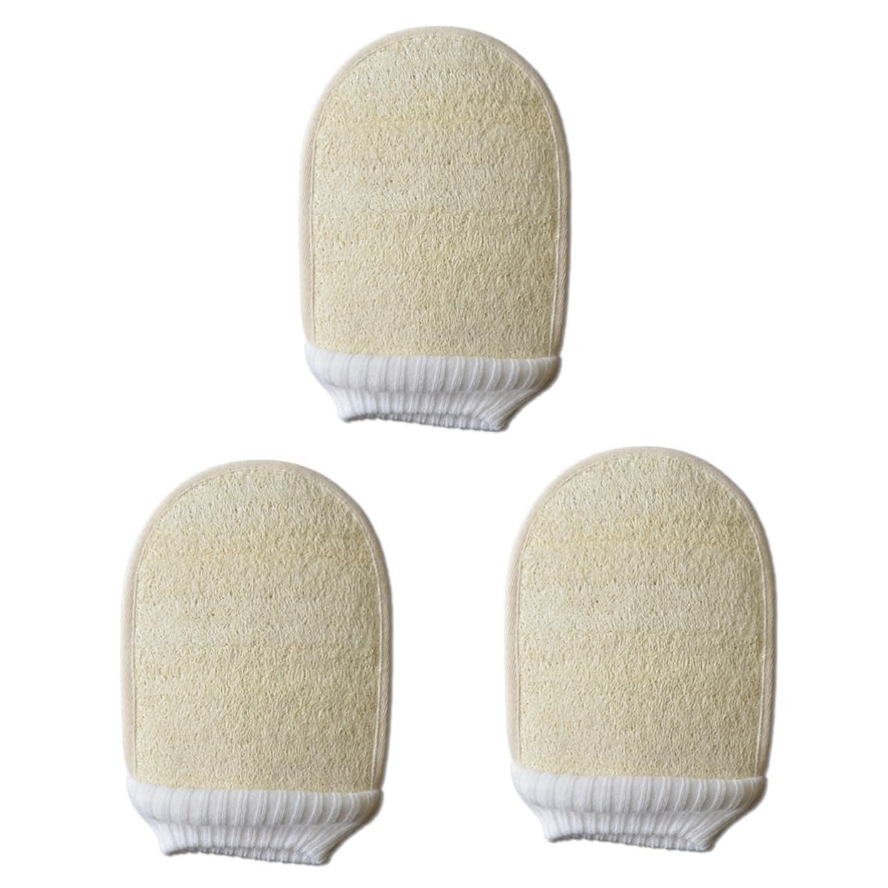 6 Piezas Guantes Doble Cara Esponja Vegetal