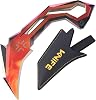 2025 Valorant VCT25 Model,Length 22Cm/8.7Inch,Includes A Leather Sheath,All-Metal Game Collectibles,Red