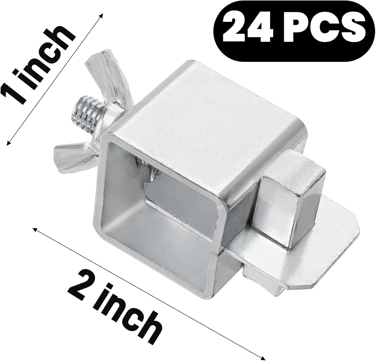 24 Pcs Butt Welding Clamps, Sheet Metal Welding Clips, Auto Body Panel Clamps for Edge to Edge Welding, Small Welding Clamps Tack, Welding Door Alignment Tool for Patch Repairs