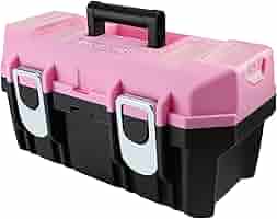 Amazon.co.jp: WORKPRO 16インチ ツールボックス ピンクの