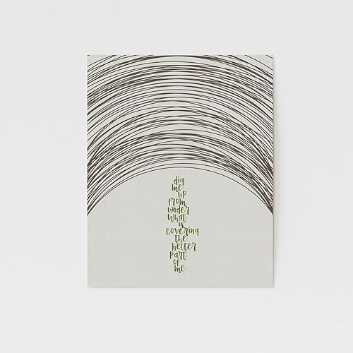 Vista 2 de Incubus Dig - Song Lyric Wall Art Print, Inspirational Music Quote Poster For Office Living Room Dorm, Abstract Decor Aesthetic Artwork