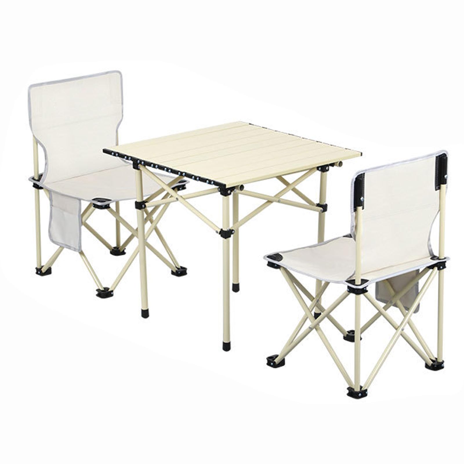 Table et chaises pliantes de camping en alu | Kit pique-nique léger jardin