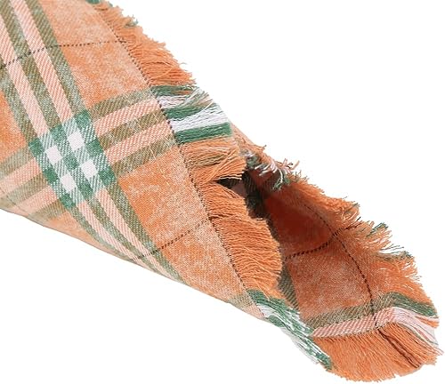 Miniatura 3 de Bandana de otoño para perro, otoño, Acción de Gracias, amarillo, verde, a cuadros, reversible, triangular, bufanda, accesorios para perros y mascotas