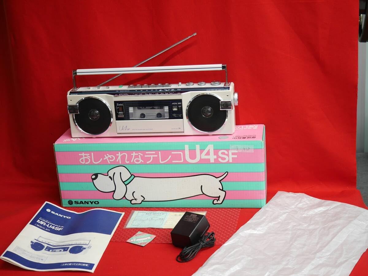 Amazon.co.jp: レトロ サンヨー SANYO MR-U4SF(S) おしゃれなテレコ FM