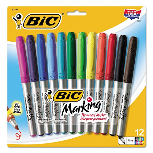 Bic Mark-it Fine Point Permanent Markers