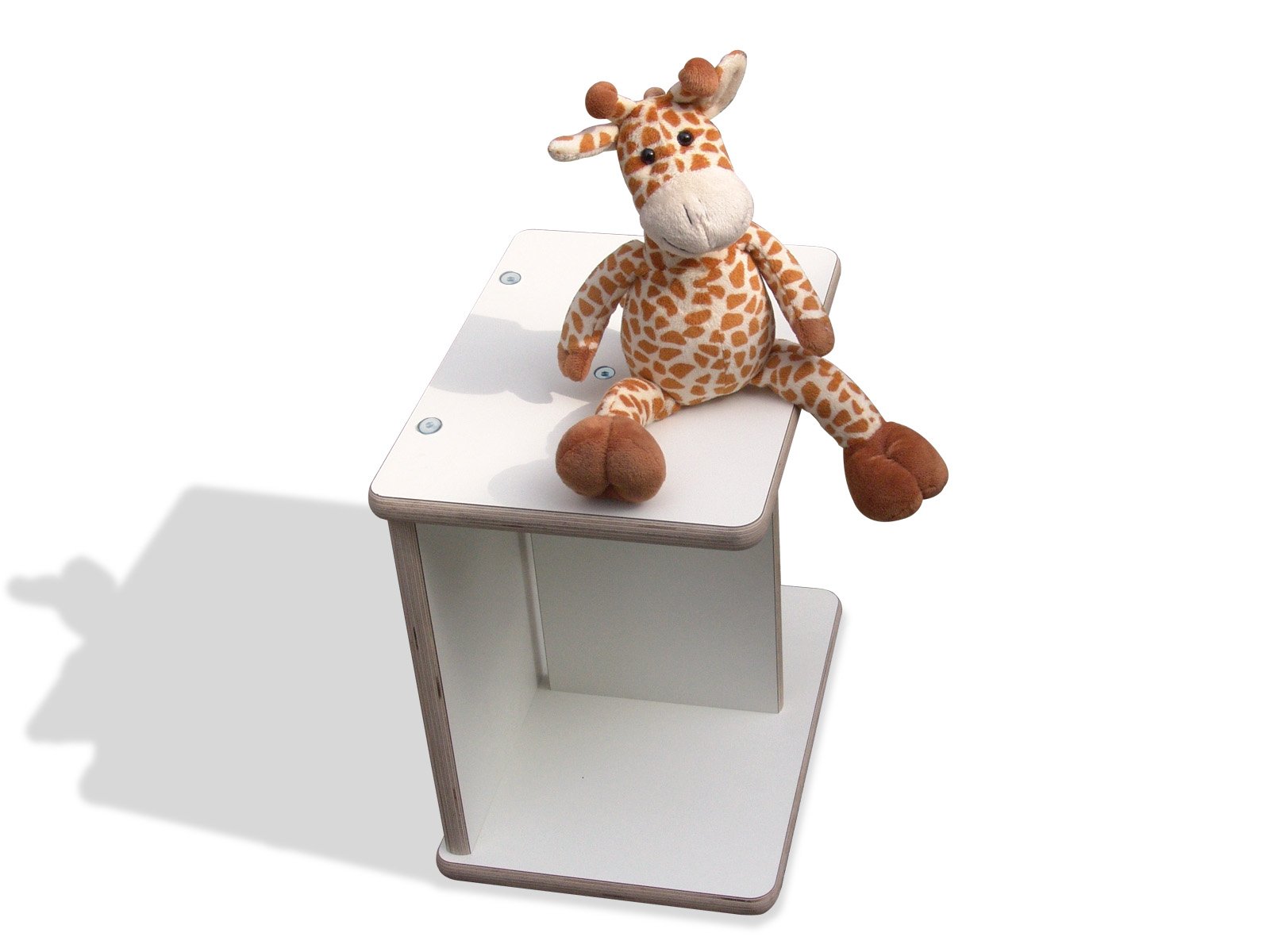 Die Schreiner - Christoph Siegel - Eli-Kids Wendehocker - weiß 2mount Montessori Kinder Stuhl Kinderbank Kindersitzbank Sitzhocker aus Meisterhand, Würfelhocker