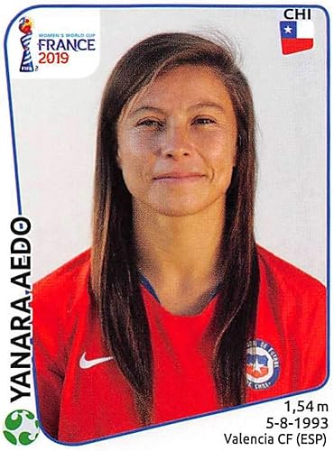 2019 Panini FIFA Women's World Cup France Album Stickers (Individual Sticker Only) Soccer #457 Yanara Aedo Chile 2 Inch by 2 12 Inch Collectible