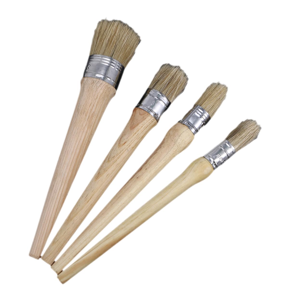 Pinceau à cire NUOBESTY en poils qualitatifs pour restauration de meuble en bois