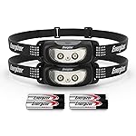 Energizer Universal+ LED Headlamp (2-Pack), Bright Head Lamp for Outdoors, Camping and Emergency Light, IPX4 Water Resistant (Batteries Included)