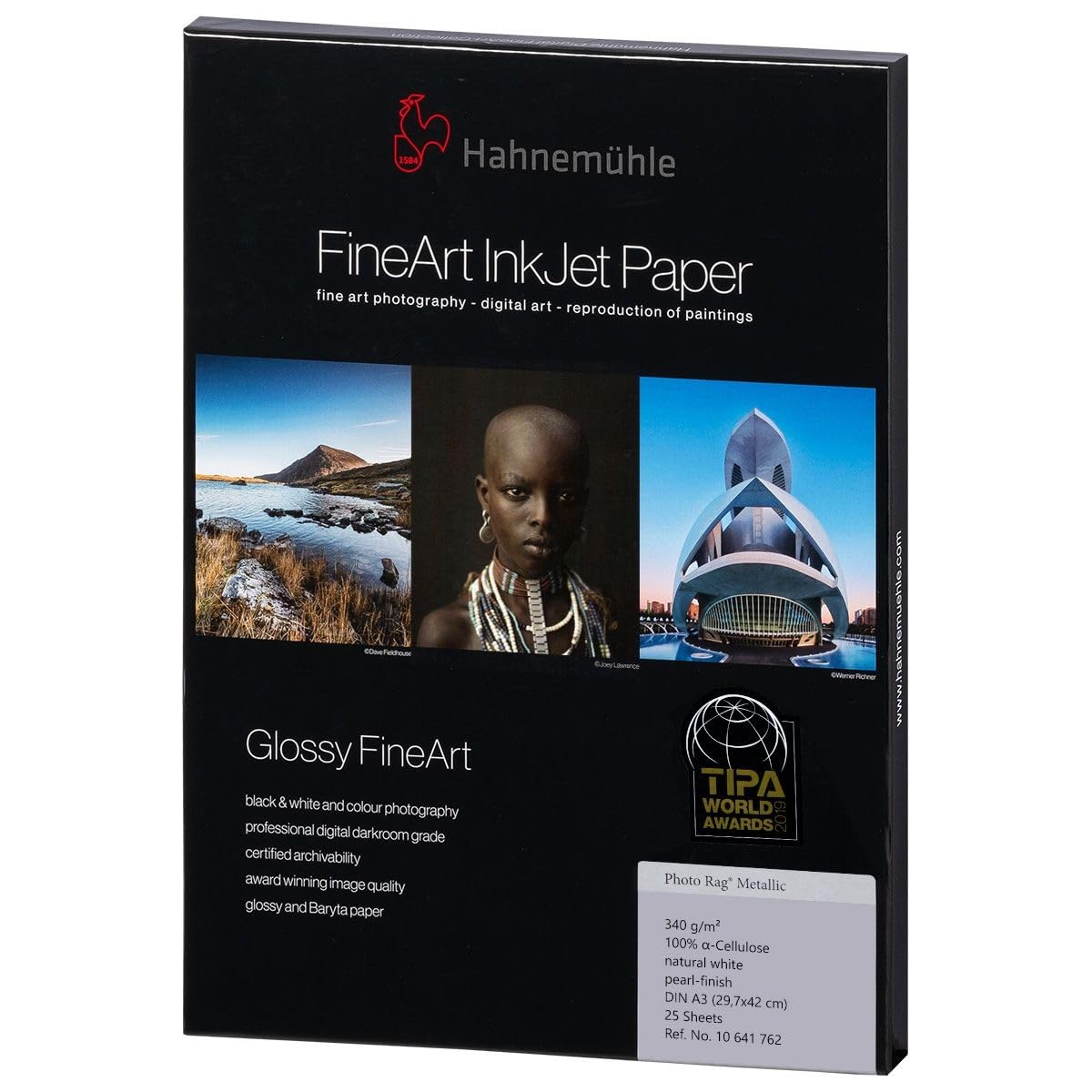 Hahnemuhle Photo Rag Metallic 340gsm A3 25 Sheets