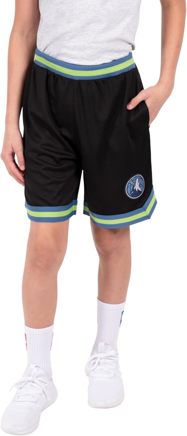 Ultra Game NBA Boys Active Knit Basketball Training Shorts
