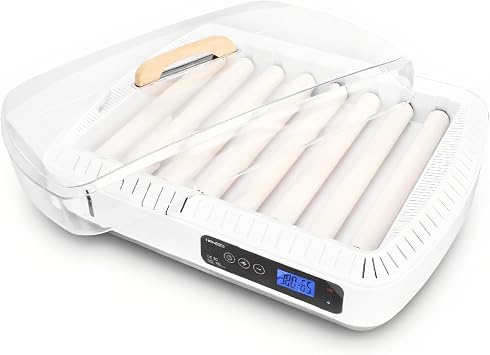 Egg Incubator Machine, Large Space Egg Incubator with Automatic Egg Turning and Humidity Control Incubator for Peacock Egg for Chick Egg for Goose Egg