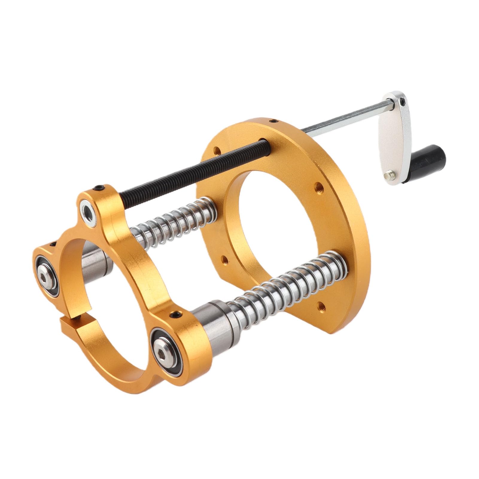 Focket Oberfräsenlift, Aluminiumlegierung, Edelstahl, Oberfräsentisch, Einsatzplatte, Hebebasis mit Griff, 65 Mm, 70 Mm, Hub, Hohe Genauigkeit, Holzbearbeitung, Oberfräsentisch-Hebesystem