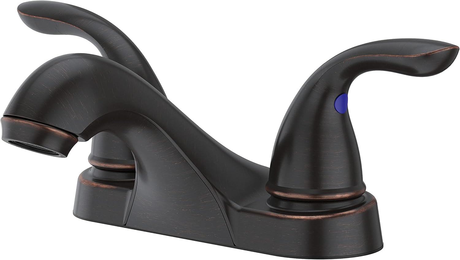 Pfister Pfirst Series 4 Inch Centerset Bathroom Faucet Tuscan Bronze LG143610Y