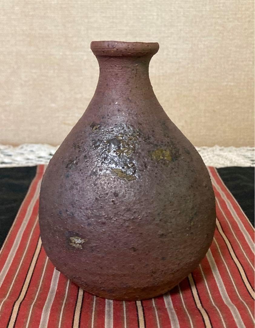 唐津南蛮 徳利 中里隆 唐津南蛮徳利 共箱 唐津徳利 中里太郎右衛門