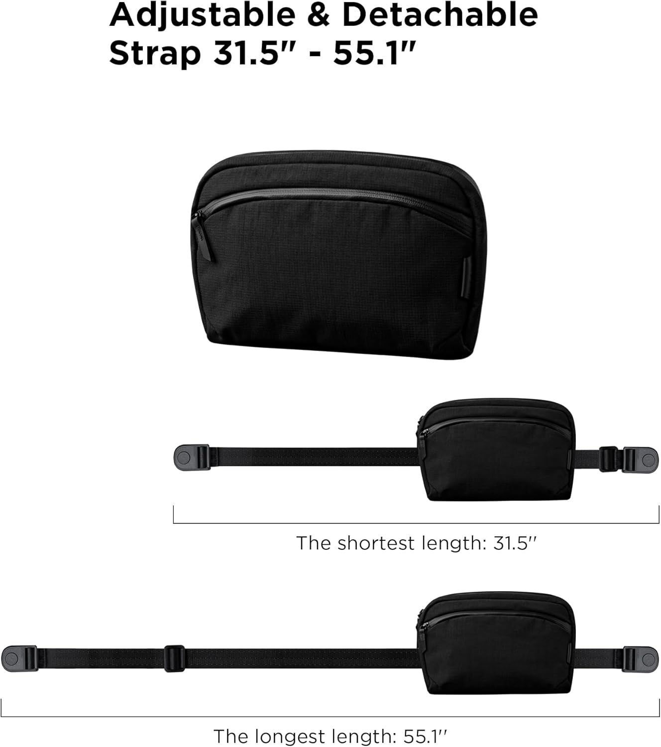 ALPAKA Flight Sling 2L- Small Sling Bag For Men Travel Lightweight,Portable, Packable, with Quick Release Shoulder Strap - Image 4