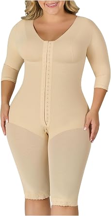 M&D Full Body Faja for Women | Fajas Colombianas Moldeadoras Post Surgery Stage 2 Faja for Tummy Tuck, Lipo 360 & BBL