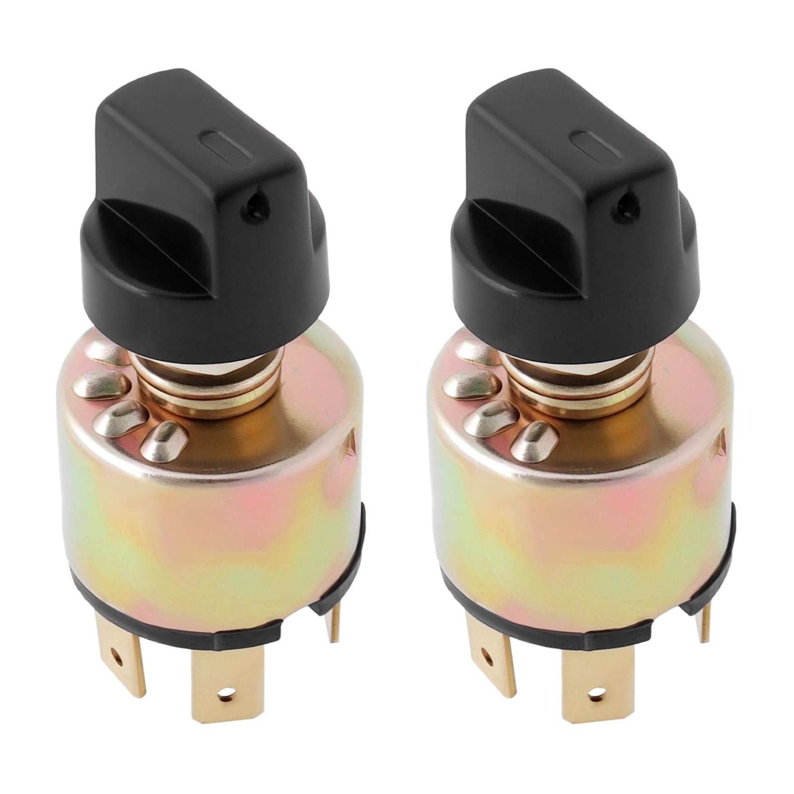 Interruttore Ventilatore 3 Velocità 12V 24V AC Controllo Manopola Rotazione Plastica per Auto Camion 2 Pezzi