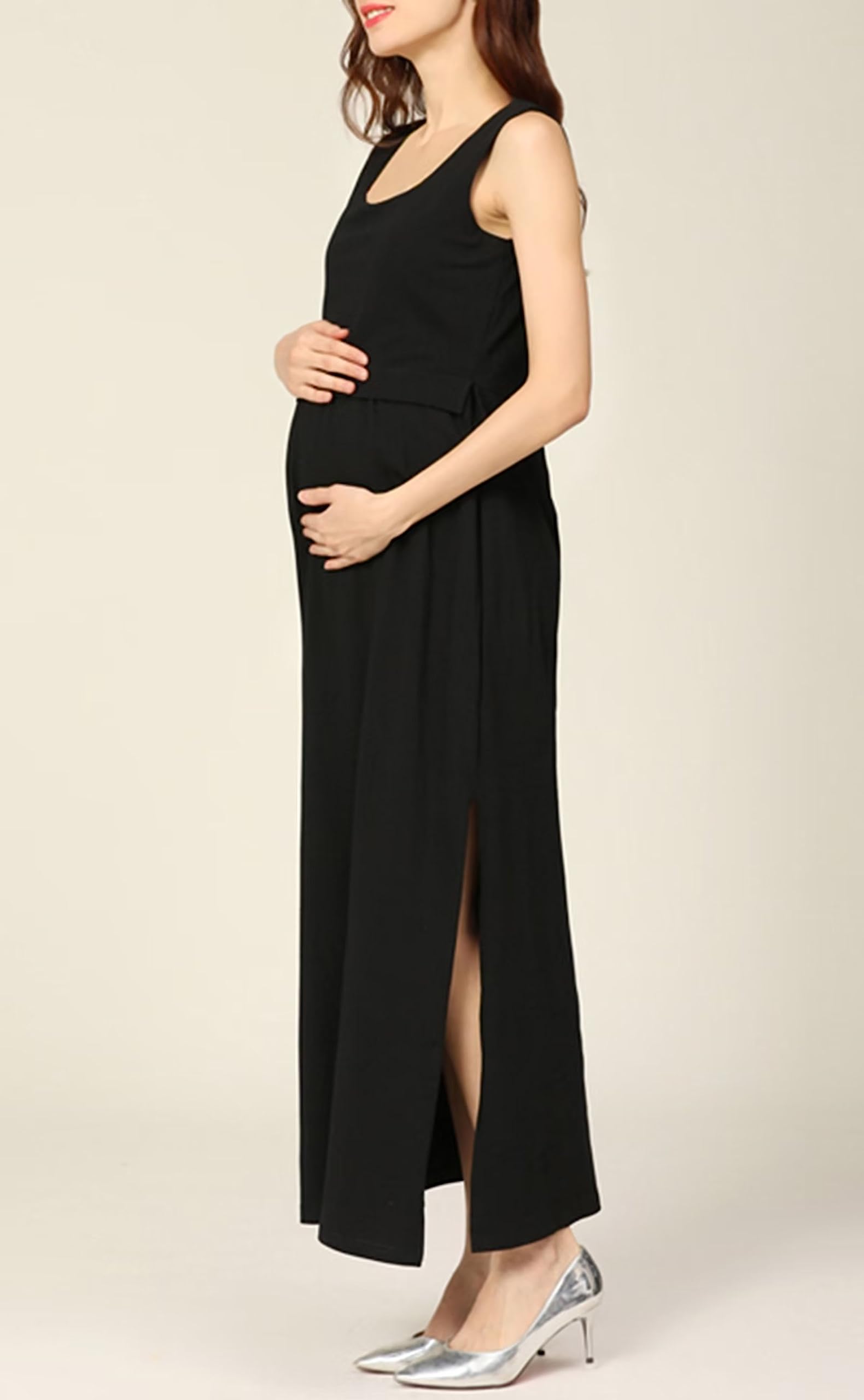 Abito Premaman Estivo da Donna,Vestito per Allattamento,Casual