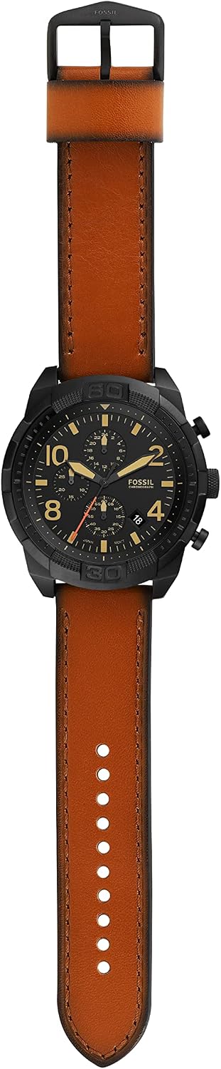 Fossil Bronson Brown Chronograph Watch 