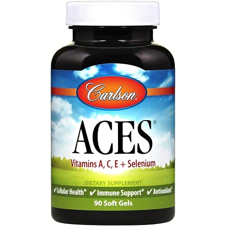 Carlson labs aces antioxidant Formula, 90 Soft Gel (088395044397)
