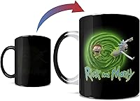 Vista 10 de Morphing Mugs Rick and Morty - Trippy Space Cruiser - Una taza sensible al calor de 16 onzas - Imagen completa revelada cuando se agrega líquido